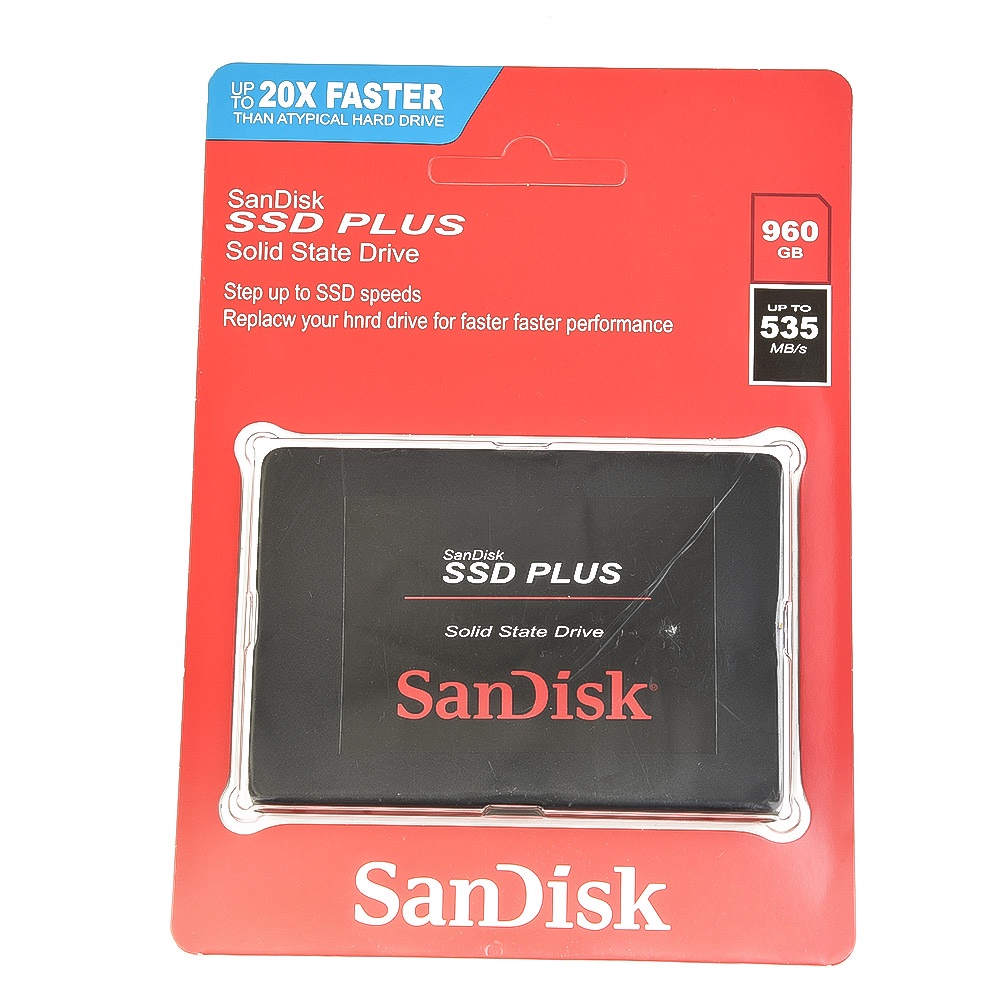 Ổ Đĩa Cứng SSD 2.5 inch - 480G / 960G Sandisk Plus Cho Máy Tính