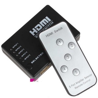 BỘ GỘP 5HDMI TO 1HDMI + REMOTE
