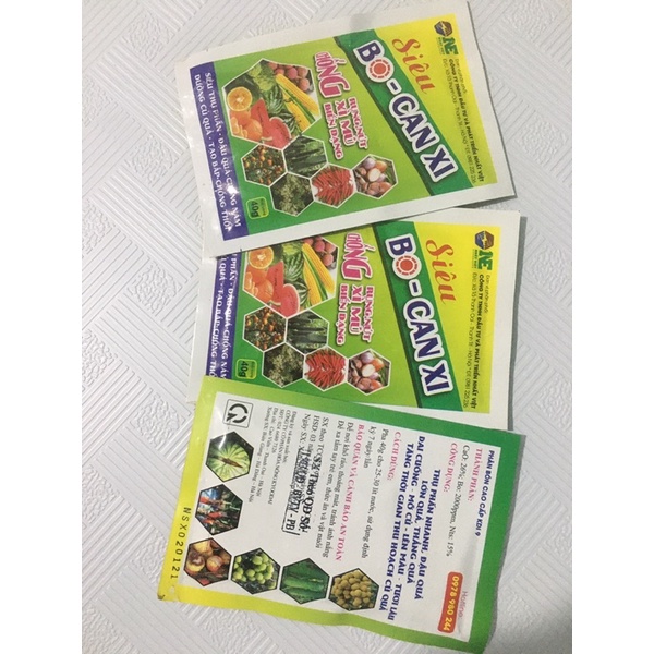 Phân bón trung lượng Siêu Canxi Bo 40gr Chống nứt trái, xì mủ biến dạng trái