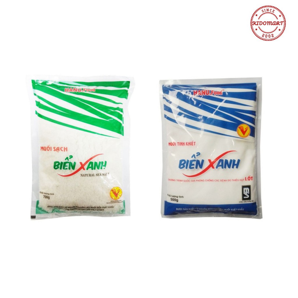 Muối Tinh / Muối Hạt Biển Xanh Hanufood