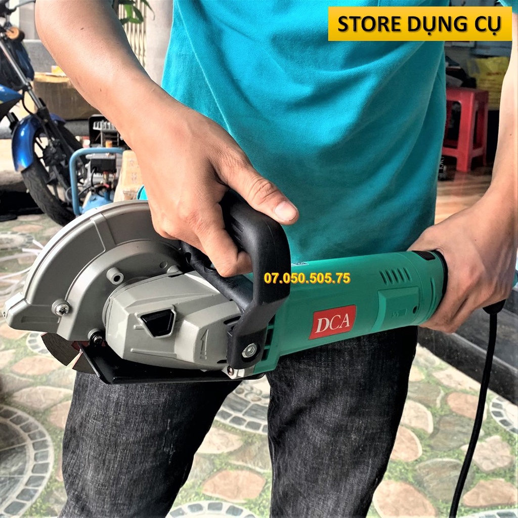 1500W Máy cắt rãnh tường chuyên nghiệp 135mm DCA AZR135 | Tặng Kèm 1 lưỡi cao cấp 133mm Z1R-FF-135