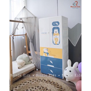 TỦ NHỰA 4 TẦNG ĐỂ ĐỒ CHO BÉ