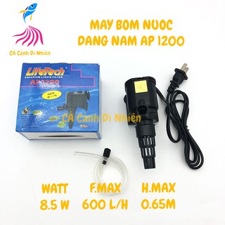Máy bơm nước hồ cá dạng nằm Lifetech AP 1200 - Máy bơm chìm  Ap1200 cho bể cá