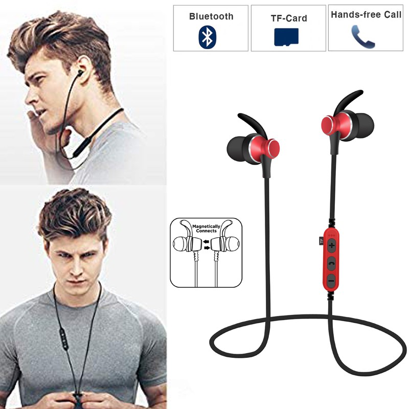 [Mã 2404EL10K giảm 10K đơn 20K] Tai nghe Bluetooth Suntek MS-T4 hỗ trợ cắm thẻ nhớ