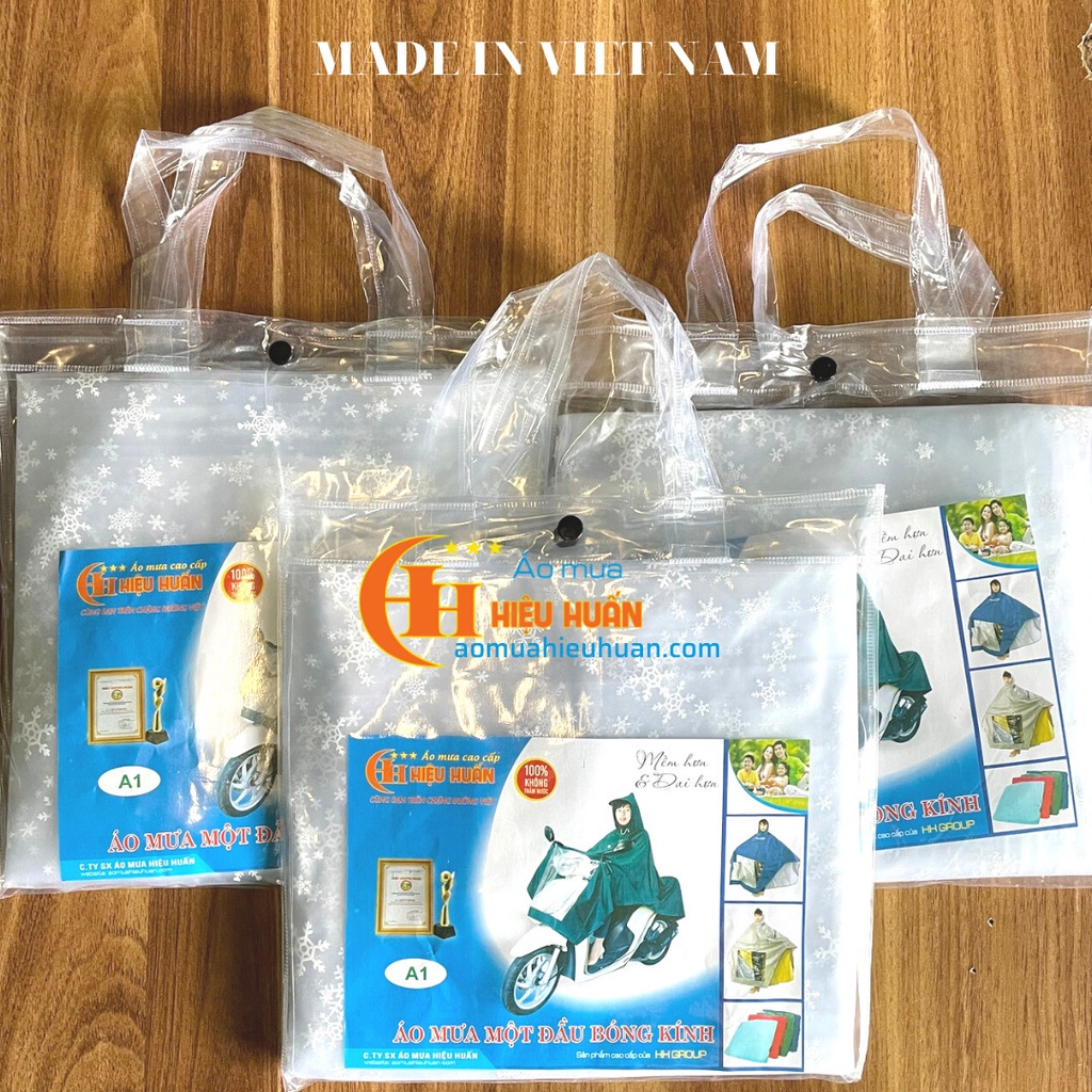 Áo Mưa Choàng 360 độ Hàn Quốc Vải dẻo dai, Áo Mưa 1 Người Đi Xe Máy