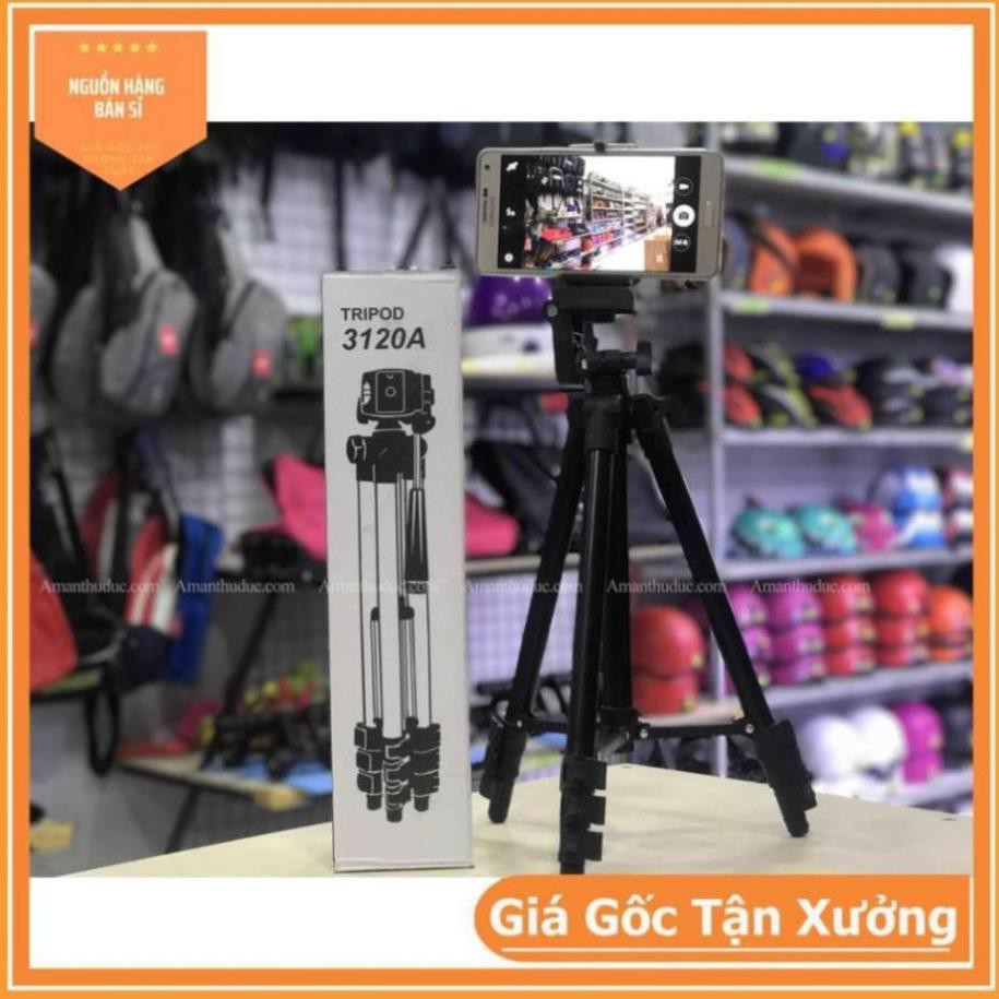 Gậy livetream 3 chân chụp hình máy ảnh, điện thoại Tripod TF - 3120 loại tốt