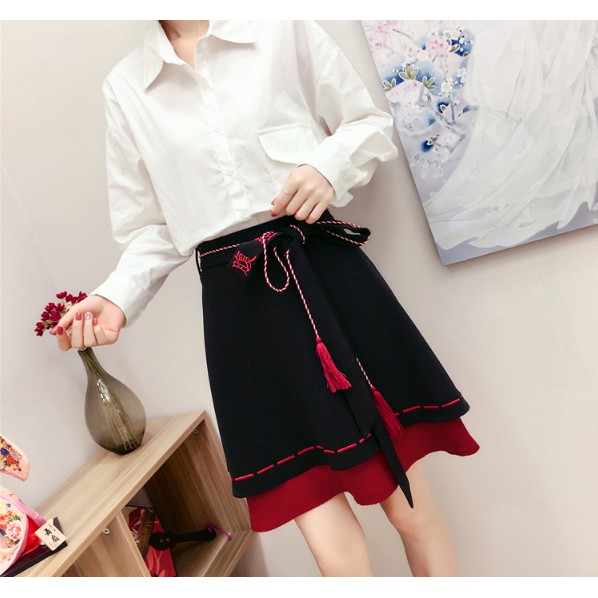 [Order] YAS0315-Chân váy 2 lớp phong cách Nhật Bản | BigBuy360 - bigbuy360.vn