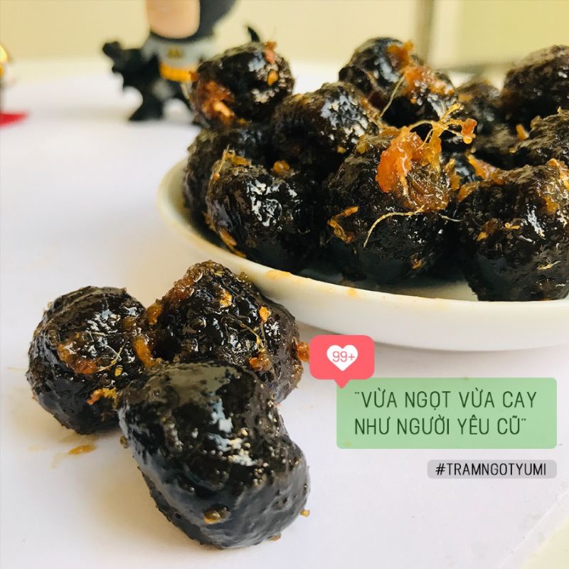 hộp 500g ô mai Sấu Xào Gừng Đặc Sản Hà Nội. Hàng Loại Một Vị Chua Ngọt Bảo Hành