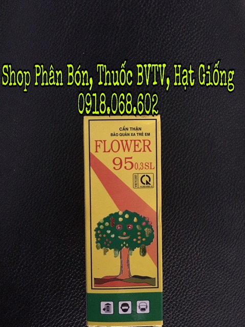 Phân bón lá chống rụng hoa, trái non, nuôi trái Flower 95