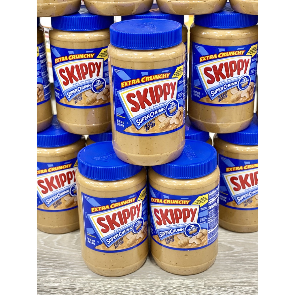 Bơ Đậu Phộng Skippy Creamy Super Chunk 1.36kg - Mỹ - Bơ Mịn Và Nguyên Hạt