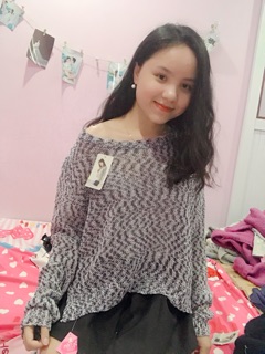 Áo len nữ hở vai