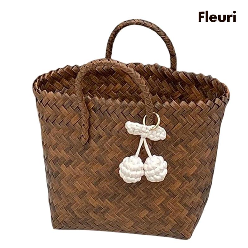 Túi Xách Đan Rơm Thời Trang Đi Biển Mùa Hè Phong Cách Bohemian Cho Nữ