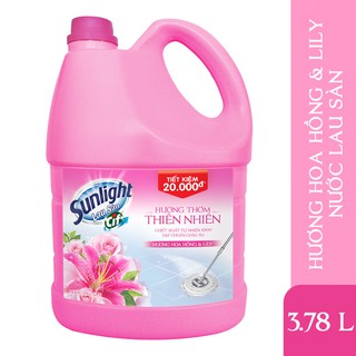 [GIẢM HƠN 20%] Nước lau sàn Sunlight 3.8KG/3.6KG