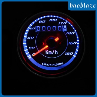 Đồng Hồ Đo Tốc Độ Xe Máy Có Đèn Led Xanh 12v 0-180 km / H