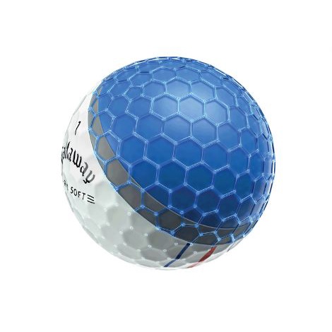 Bóng golf Callaway tập chơi mới (1 hộp 12 quả) - ERC SOLF 19 Triple Track BB001