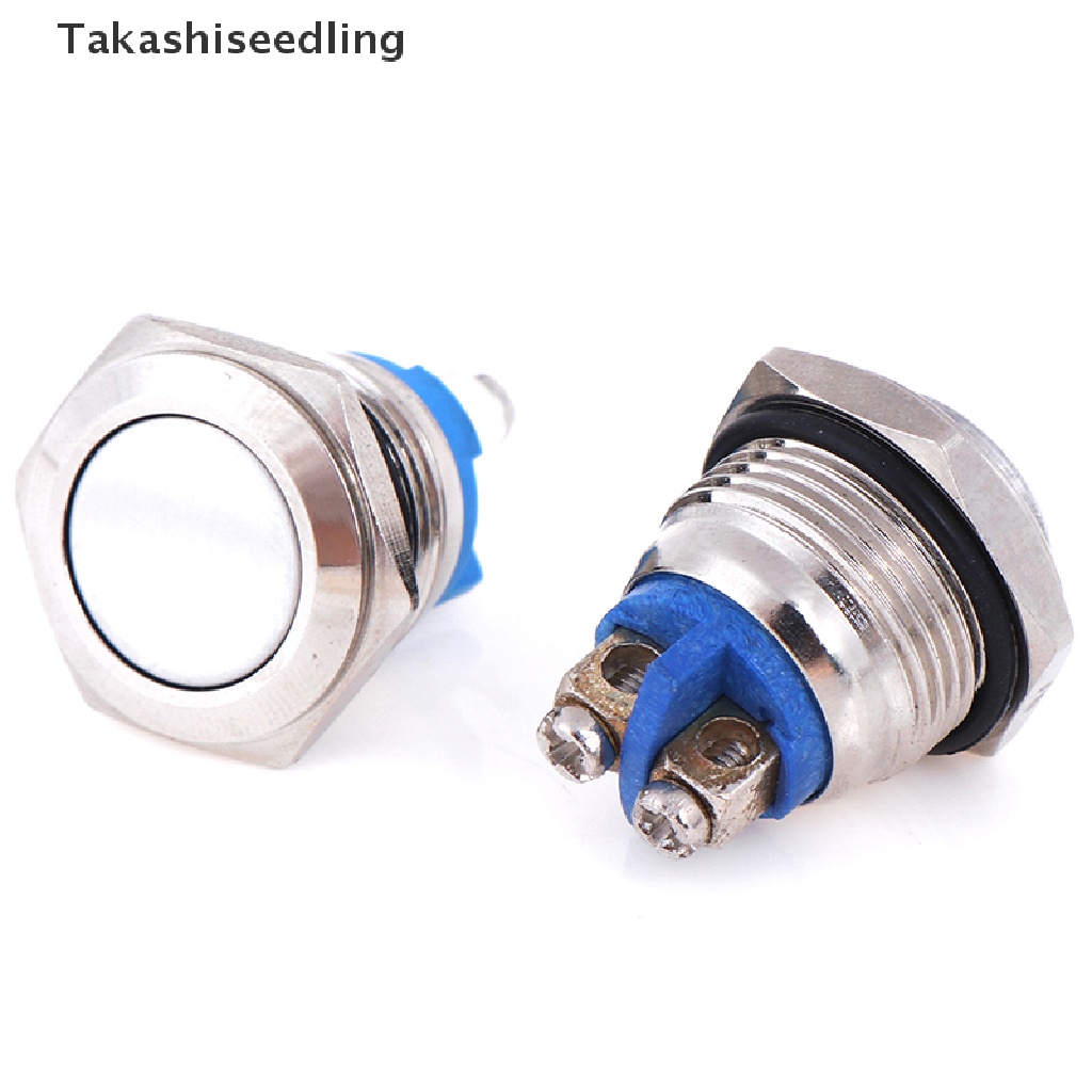 Công tắc nhấn bằng kim loại cỡ 16mm thay thế tiện dụng