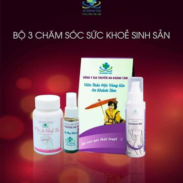 Bộ 3 chăm sóc sức khỏe sắc đẹp