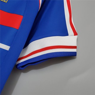 1998 Pháp Home Retro Classics Bóng đá Jersey Bóng đá
