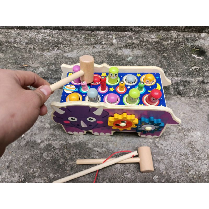 ĐỒ CHƠI GỖ - Đập chuột vui nhộn 3 trong 1