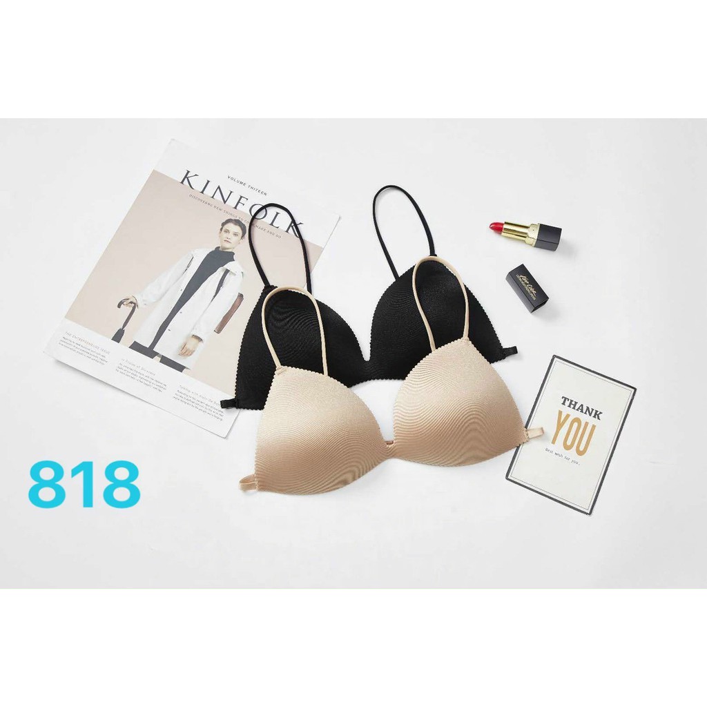 Áo ngực dây mảnh su đúc cài sau sexy Bra nữ mút mỏng không gọng đệm LOTXINH | WebRaoVat - webraovat.net.vn