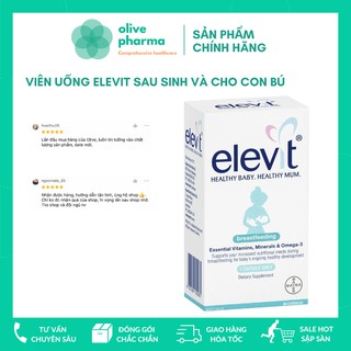 Vitamin tổng hợp ELEVIT BÚ Breastfeeding (ÚC) 60 VIÊN ( mẫu mới) - ELEVIT Sau Sinh Cho Con Bú BREASTFEEDING