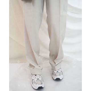 Quần Kaki Vintage Màu Be Xám So Wear - Quần Kaki Ống Rộng Xuất Mỹ