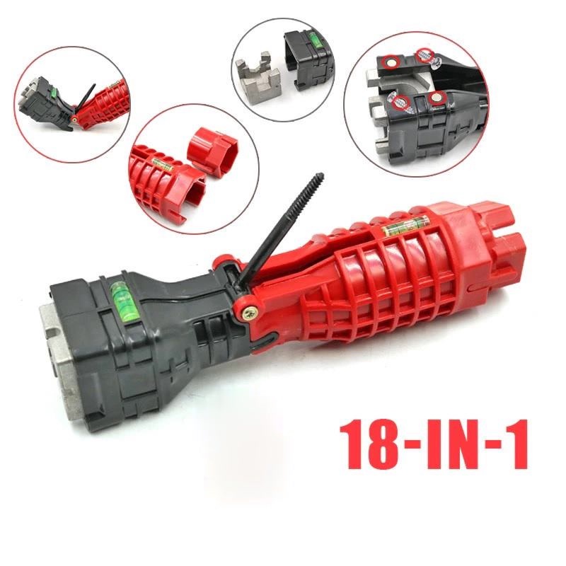 Cờ Lê Đa Năng Vặn Dây Cấp Nước Dụng Cụ Tháo Sửa Vòi ống nước Phiên Bản Mới( phiên bảo 18 in 1 )