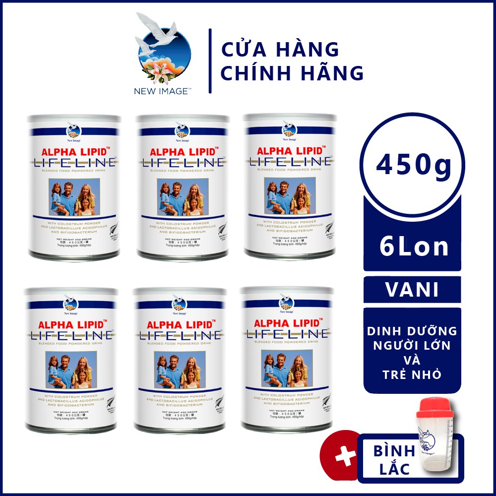 [ CÓ KÈM HÓA ĐƠN ] 1 Thùng 6 Hộp Sữa Non Alpha Lipid 450g New Zealand | BigBuy360 - bigbuy360.vn