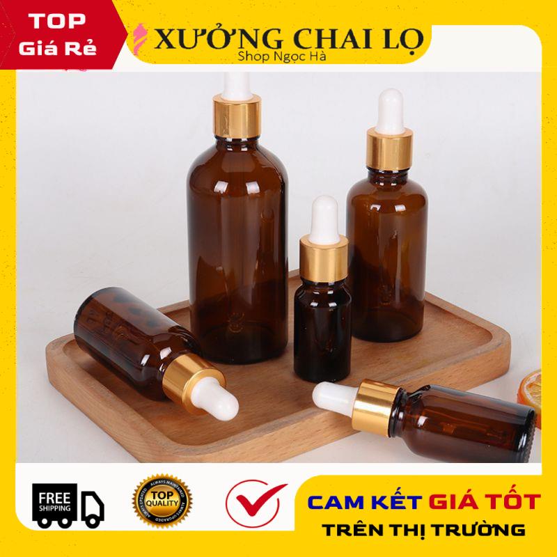 Lọ Chiết Serum ❤ GIÁ RẺ NHẤT ❤ [15ml,20ml,30ml,50ml,100ml] Lọ đựng tinh dầu bóp giọt chiết mỹ phẩm , phụ kiện du lịch