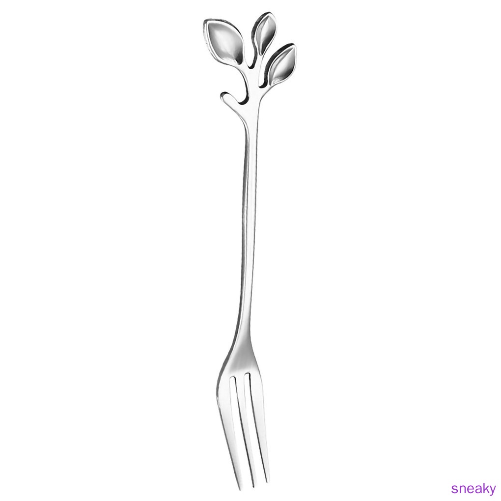 Nĩa Ăn Tráng Miệng Bằng Thép Không Gỉ Tiện Dụng Cho Nhà Hàng