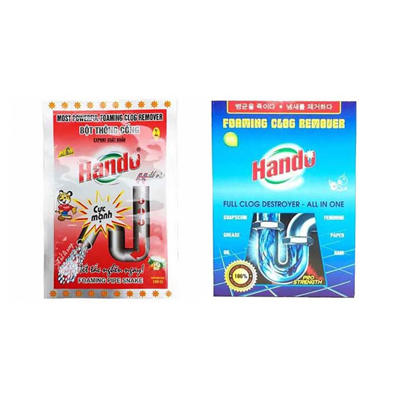 Bột thông cống bồn cầu toilet bồn rửa bát 100g xuất khẩu