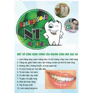 Baking soda bột trắng răng tẩy tế bào chết