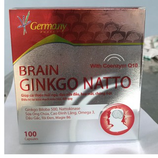 VIÊN UỐNG BỔ NÃO BRAIN GINKO NATTO TĂNG CƯỜNG LƯU THÔNG MÁU