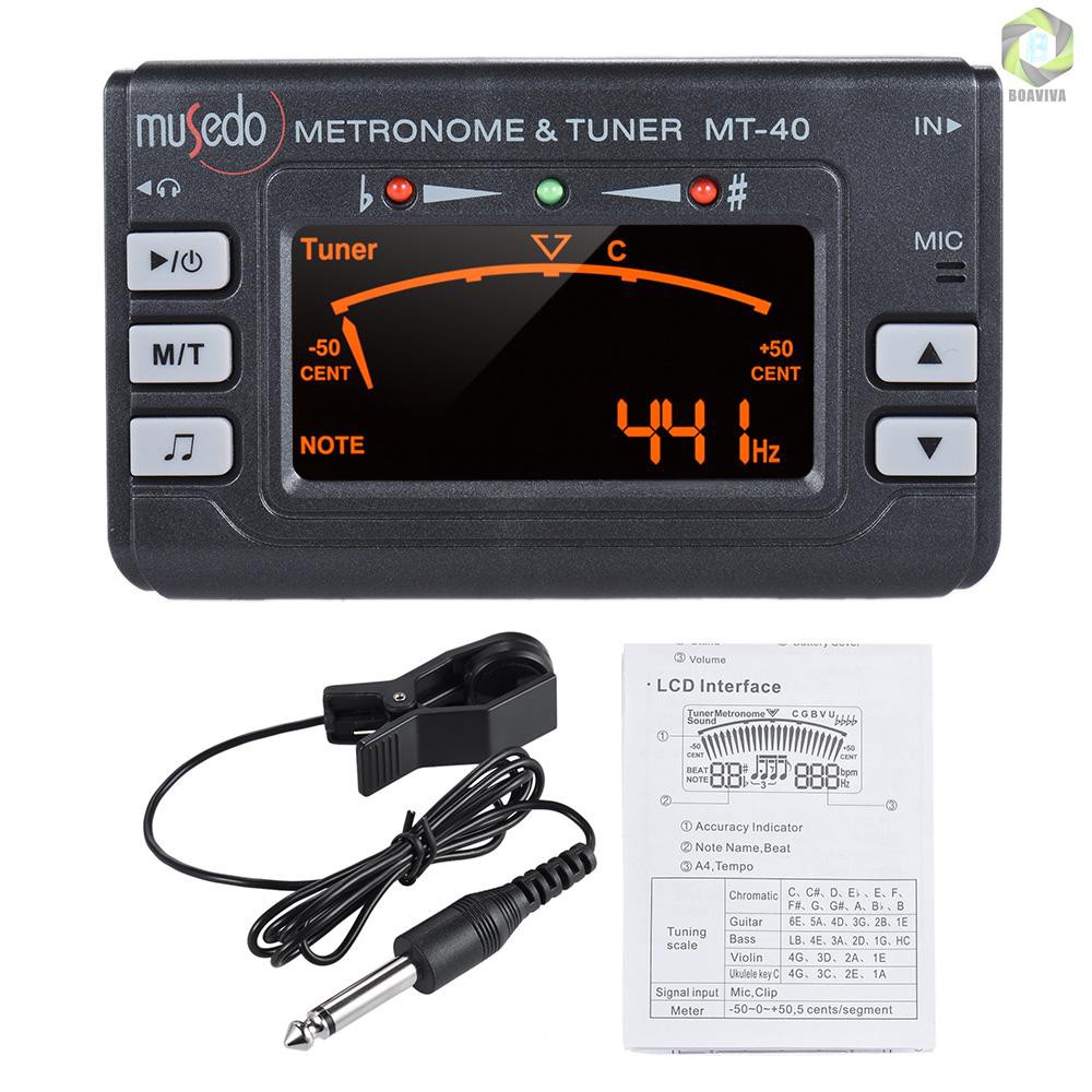 Thiết Bị Tạo Nhịp Màn Hình Lcd 3 Trong 1 Cho Đàn Guitar Bass Violin Ukele Chromatic