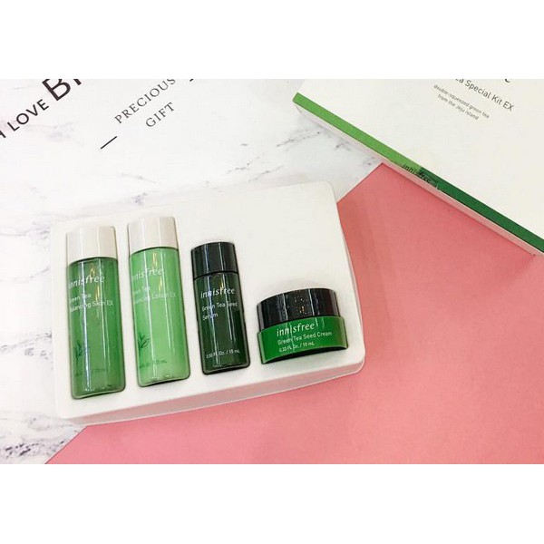 Set Dưỡng Mini Innisfree Green Tea Balancing Special Kit Ex