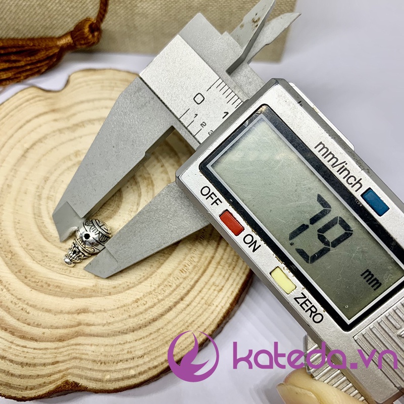 Hồ lô 8li bạc S925 dùng nối đầu dây ( PKB350 )
