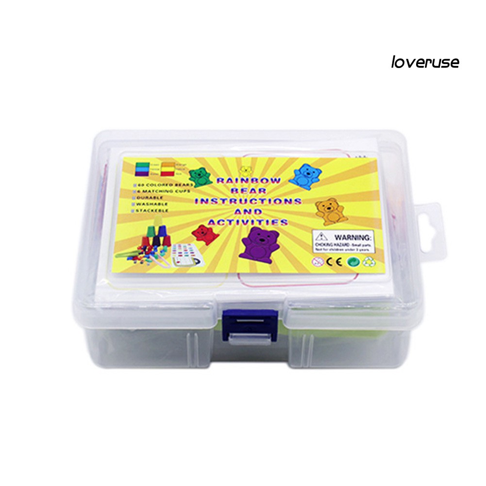 Bộ Đồ Chơi 55 Món Màu Cầu Vồng Cho Bé