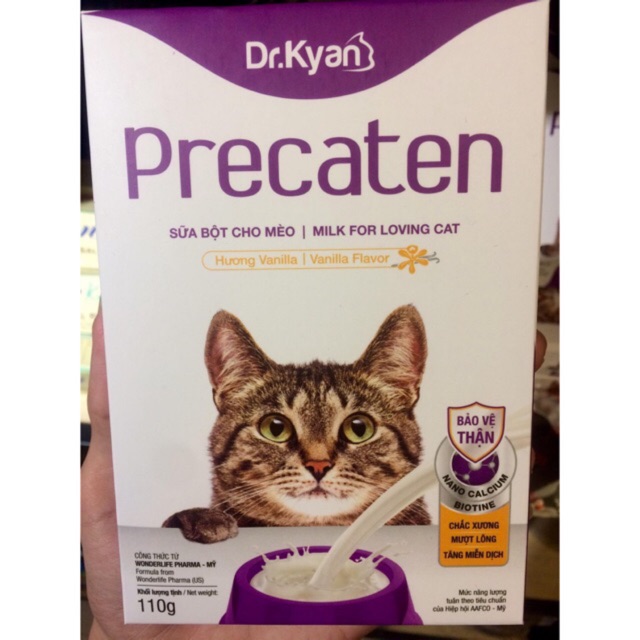 Sữa bột PRECAGTEN cho mèo hôp 110g