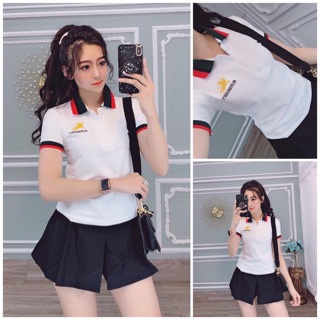 Áo thun thái cổ bẻ siêu đẹp