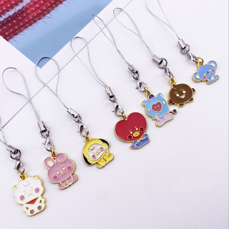 BTS BT21 vòng cổ Mặt Hình Các Nhân Vật Bt21 Trong Bts