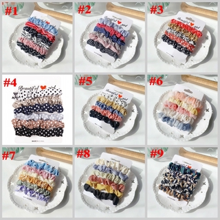 Set Dây Buộc Tóc Co Dãn Thời Trang Cho Nữ