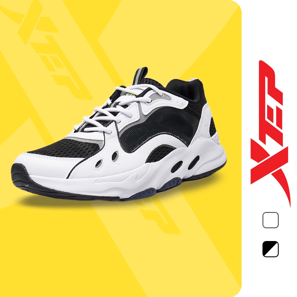 Giày sneakers thể thao nam retro Xtep, Thoải mái, Thoáng khí 980219320201