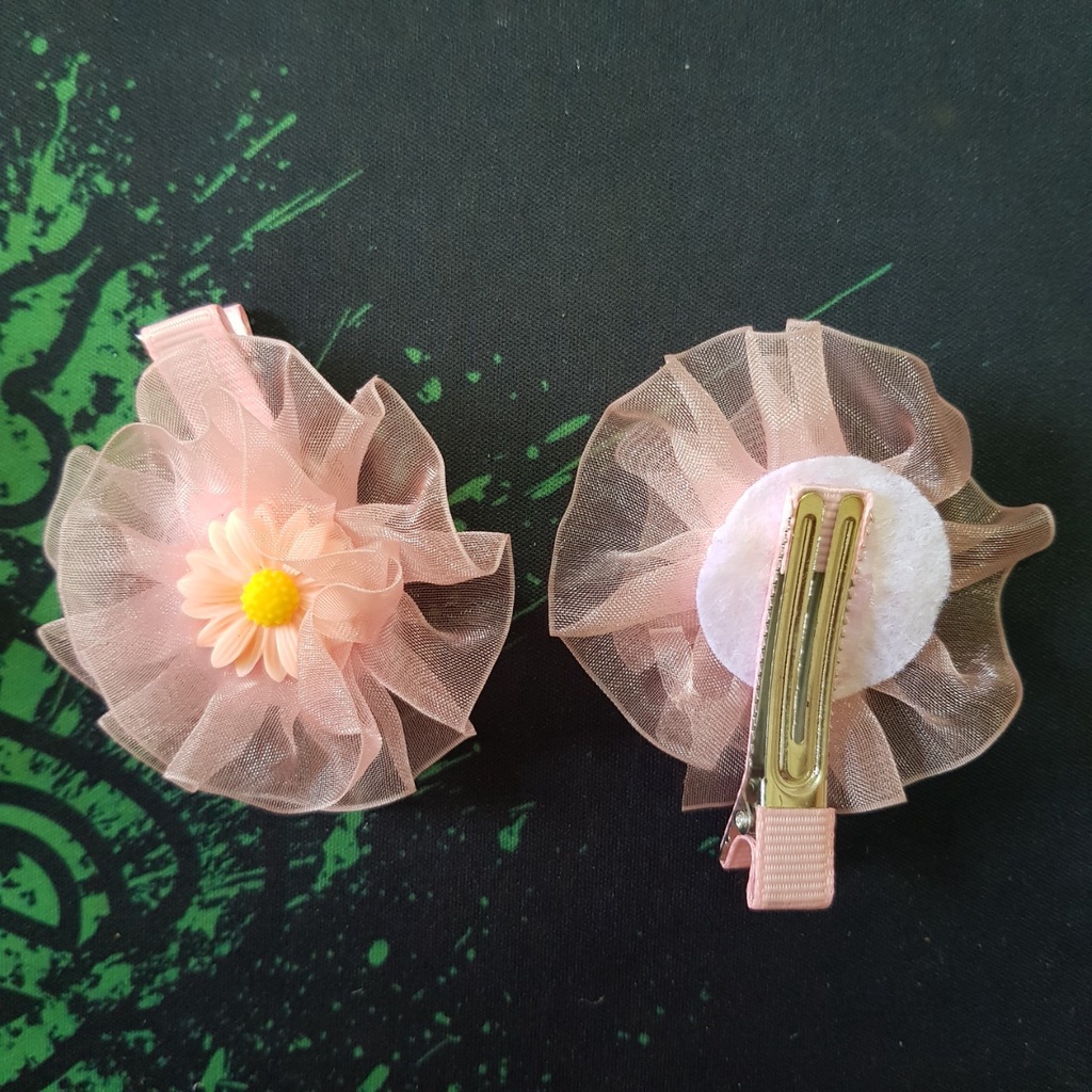 Set 2 Kẹp Tóc Đính Nơ Xinh Xắn cho bé gái