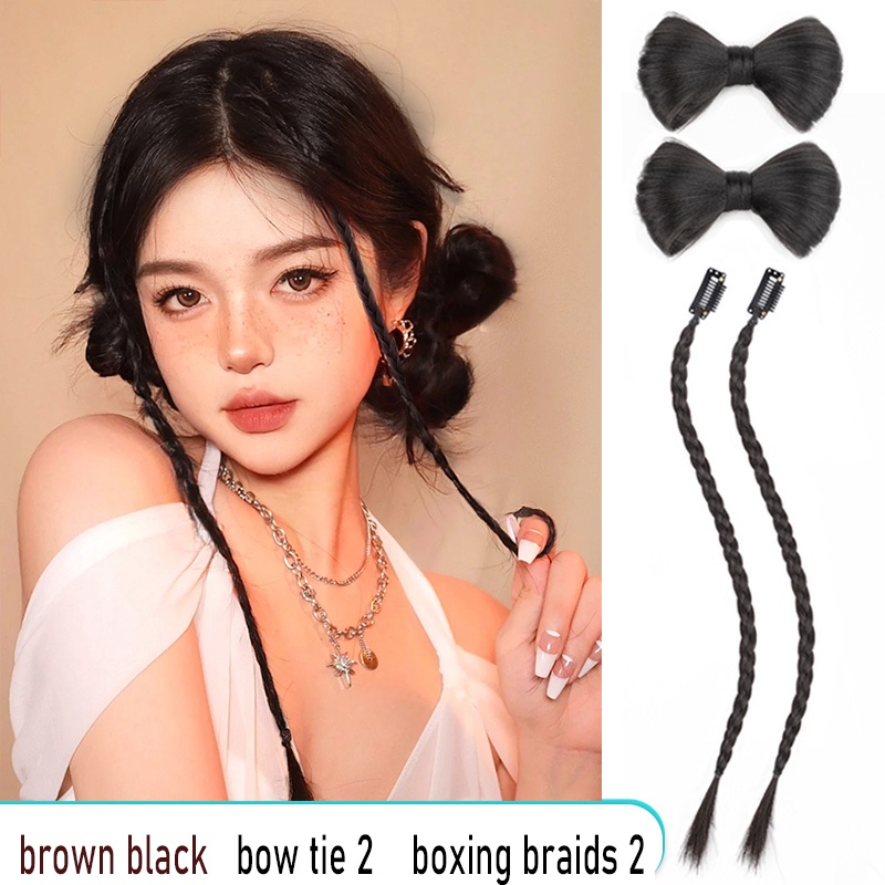 Tóc Giả Thắt Bím Kiểu Thắt Bím