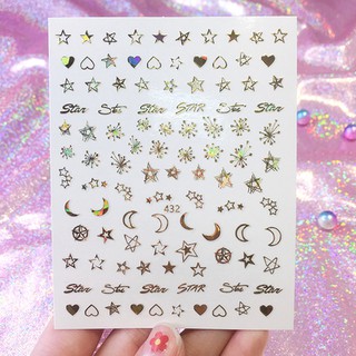 Sticker galaxy 3D - hình dán móng