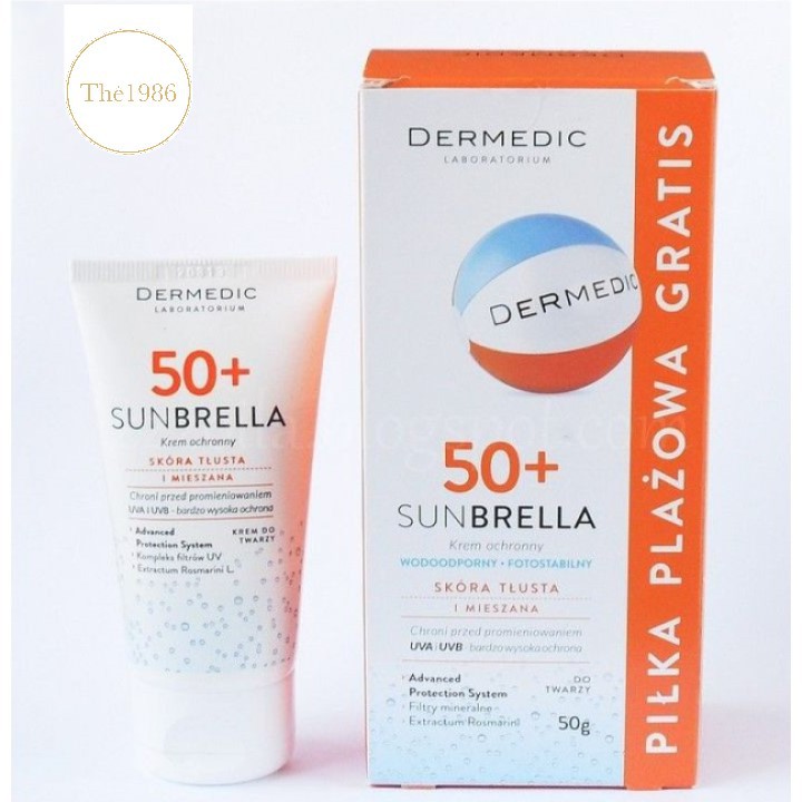 Kem chống nắng dành cho da dầu và mụn SUNBRELLA SPF 50+ Sun protection cream oily and combination skin