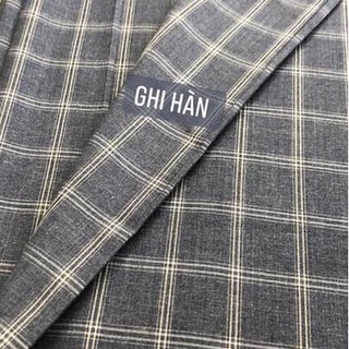 Vải Tếch Lì Kẻ Ô siêu cấp