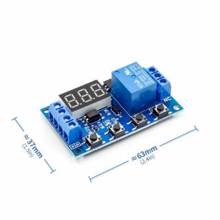 Module relay thời gian DC 6-30V LED Light Digital Time Delay Relay Trigger Cycle Timer Delay Switch Circuit Board Timing Control Module