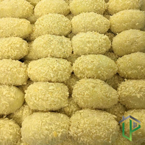 SỈ 5 KHAY Xôi gà nấm - Gà bó xôi mini chiên phồng (hộp 10 bánh)