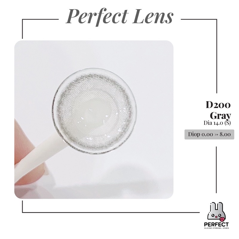 Lens D200 Gray - Dia 14.0 - Kính Áp Tròng